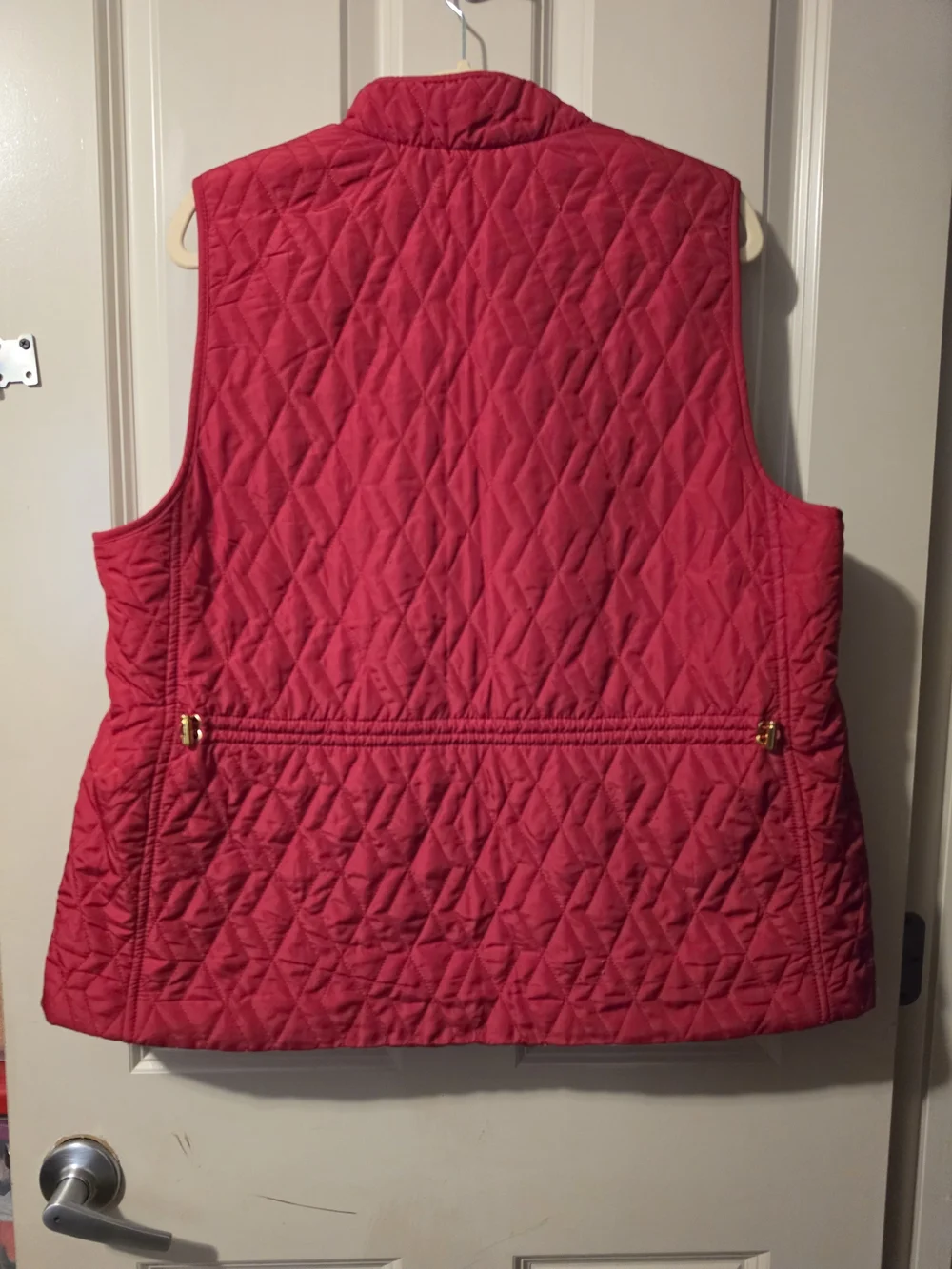 croft & barrow Quilted Red Women's Vest